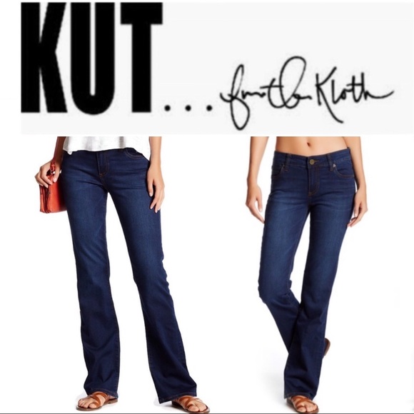 🆕👖NICOLE Hi Rise Boot Cut Dark KutFromTheKloth - Picture 5 of 16